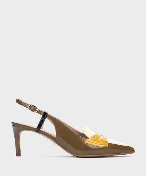Court Shoes | FONTE 1749-B249V | OLIVE | Martinelli